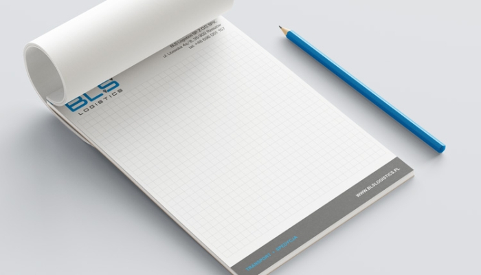 Projekt notesu dla BLS Logistics